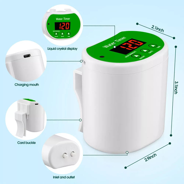 Lisslune | Automatic Watering System for Indoor Plants | Smart Irrigation with Pump & Timer