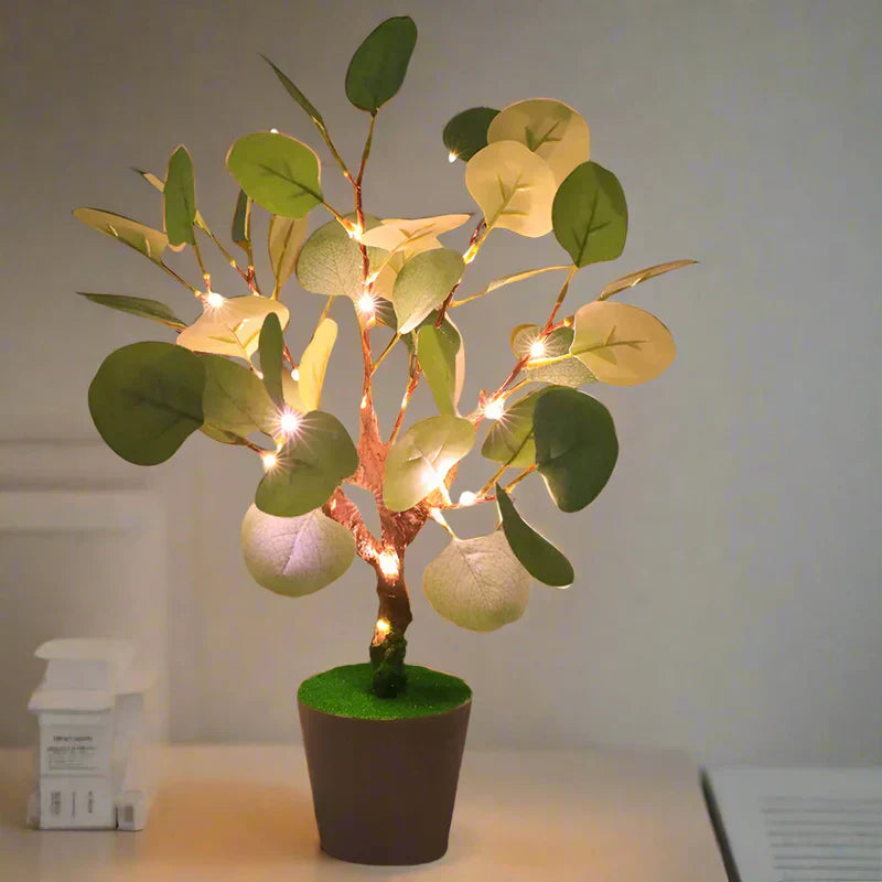 Lisslune | TwinkleBranch - LED night light with Christmas branch and decorative pot