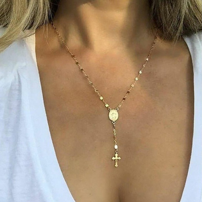 Lisslune | Spiritual Rosary Necklace – Stylish Faith Jewelry for Any Occasion