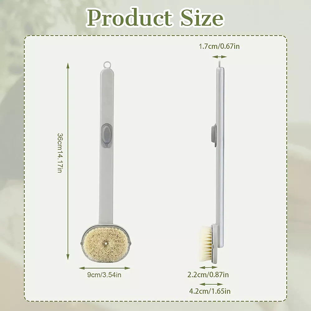 Lisslune | Long-handled Bath Brush