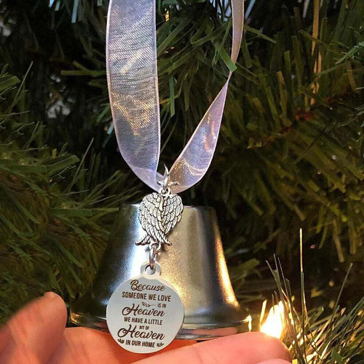 Lisslune | 🎄Christmas Tree Memorial Ornaments Angel Wings Bell Hangings Hanging Decoration