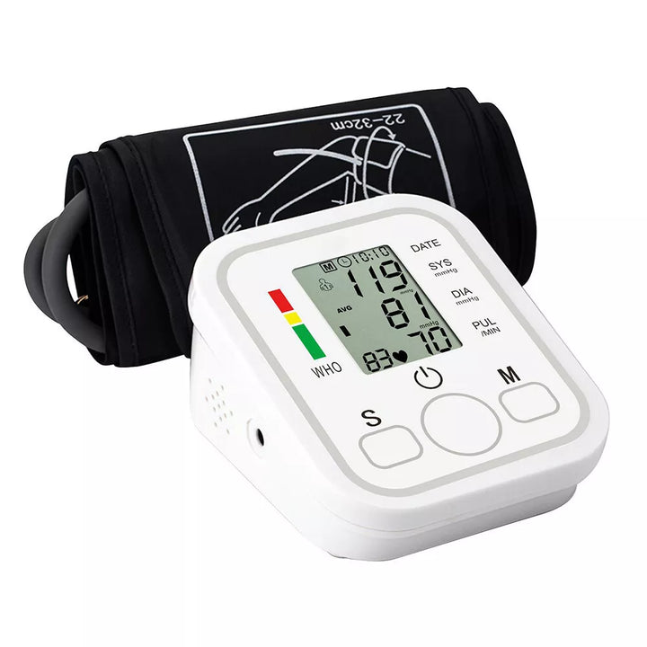 Lisslune | Digital Blood Pressure Monitor | Fully Automatic, Intellisense Technology & Memory Function for Home and Travel Use