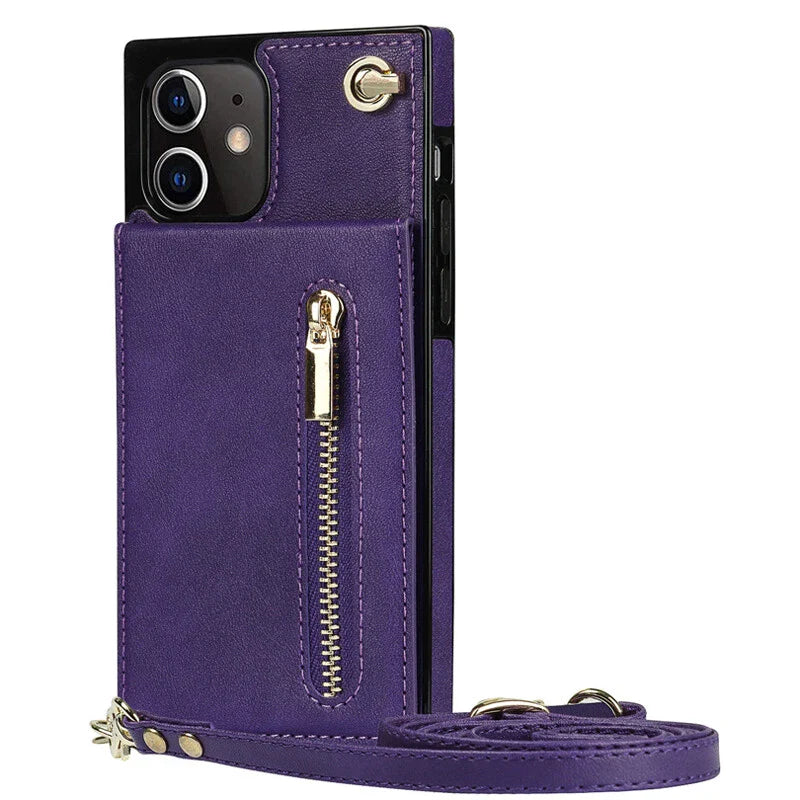 Lisslune | 3in1 Phone Case with Card and Coin Pocket Crossbody Bag