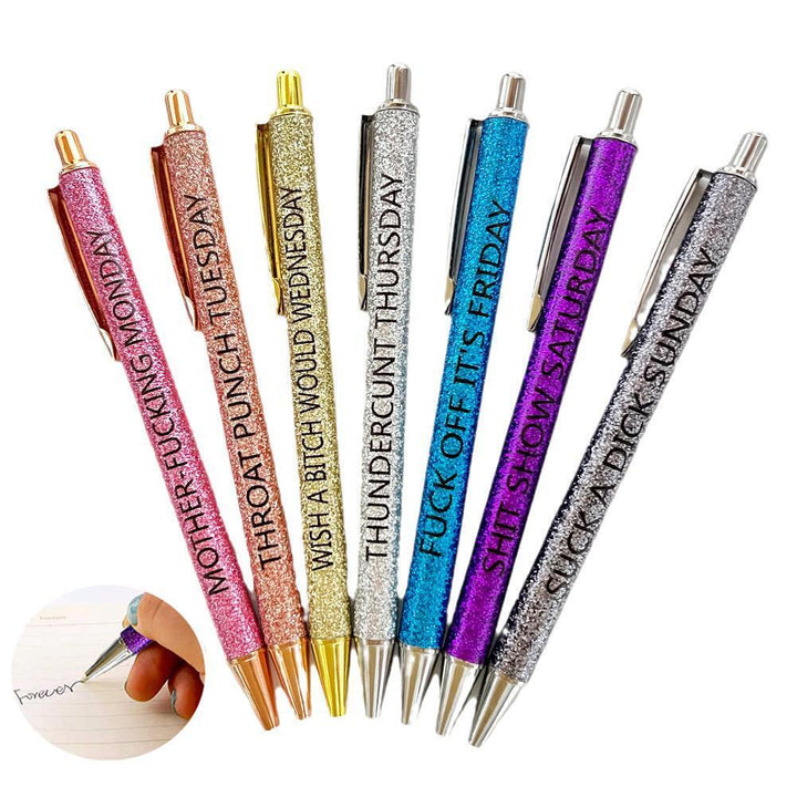Lisslune | Funny Ballpoint Pen Set (7 pieces)
