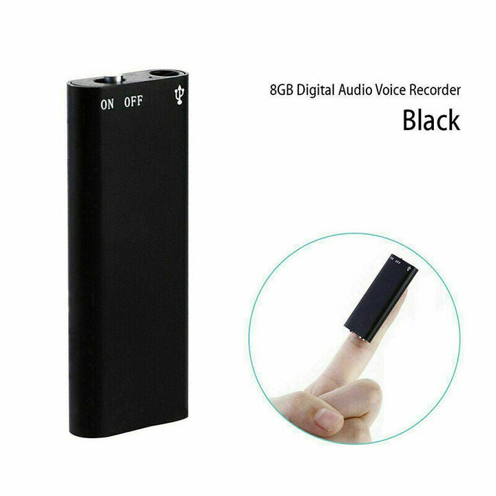 Lisslune | Mini Voice Recorder – Mini Audio Recorder – Mini Recording Device – Smallest Hidden Audio Recorder