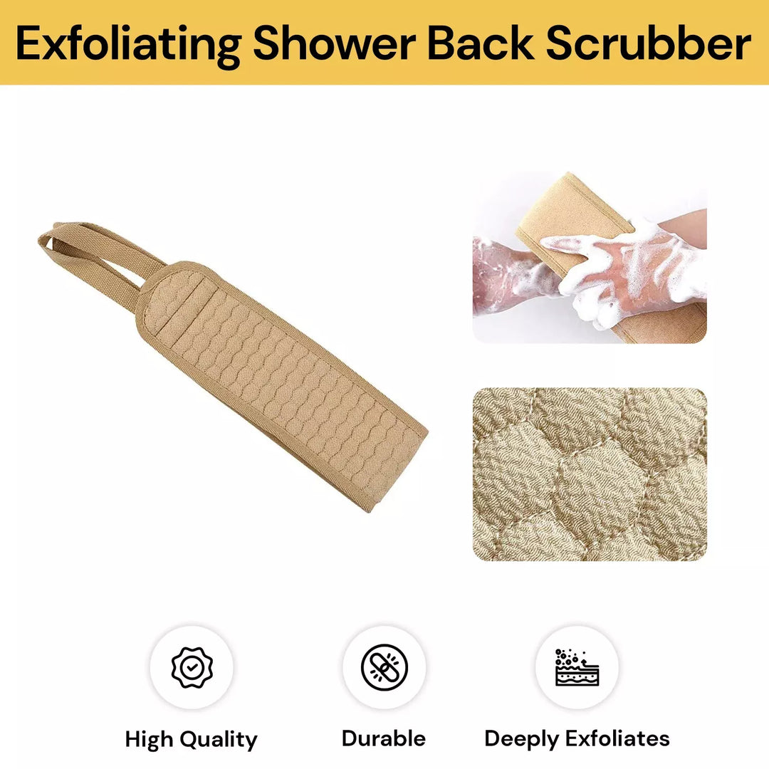 Lisslune | Back strap loofah - body scrub aid