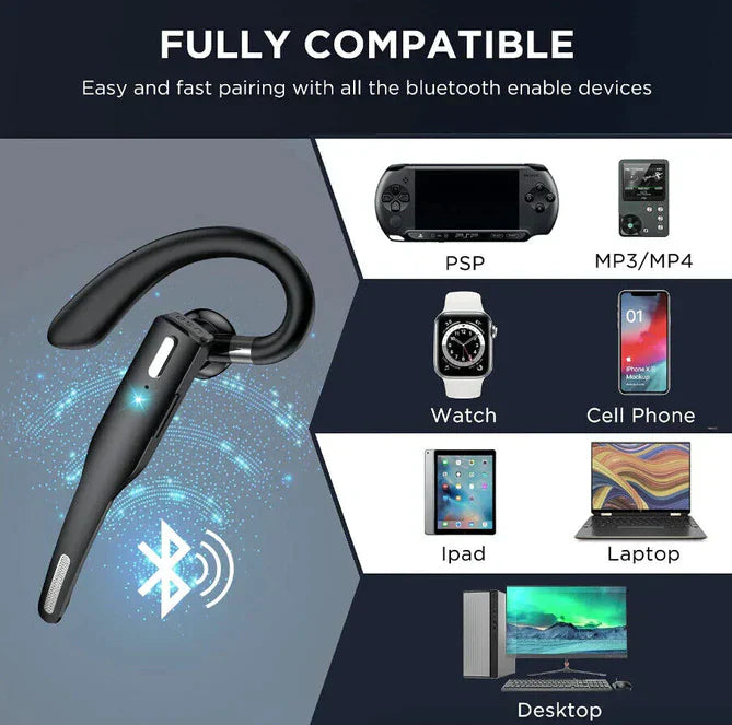 Lisslune | Wireless Bluetooth Earphone with Long Battery Life and Noise Cancellation