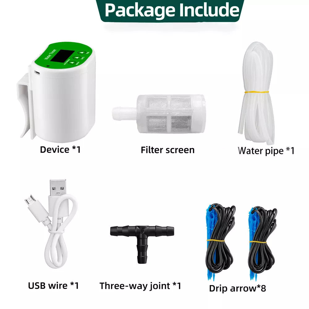 Lisslune | Automatic Watering System for Indoor Plants | Smart Irrigation with Pump & Timer