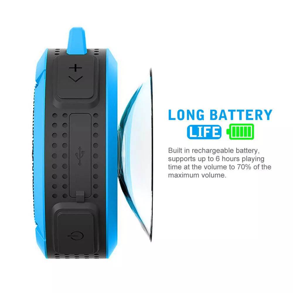 Lisslune | Waterproof wireless Bluetooth shower speaker