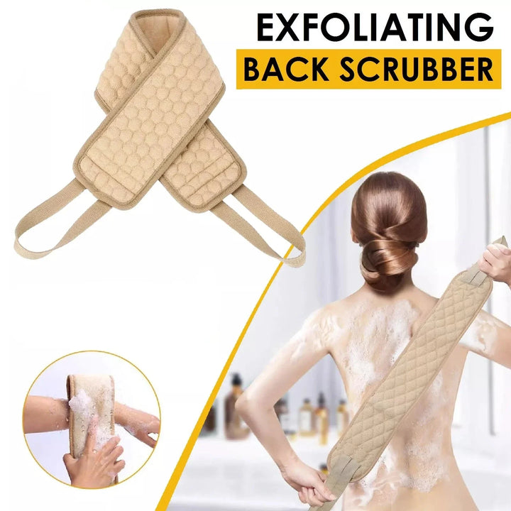 Lisslune | Back strap loofah - body scrub aid