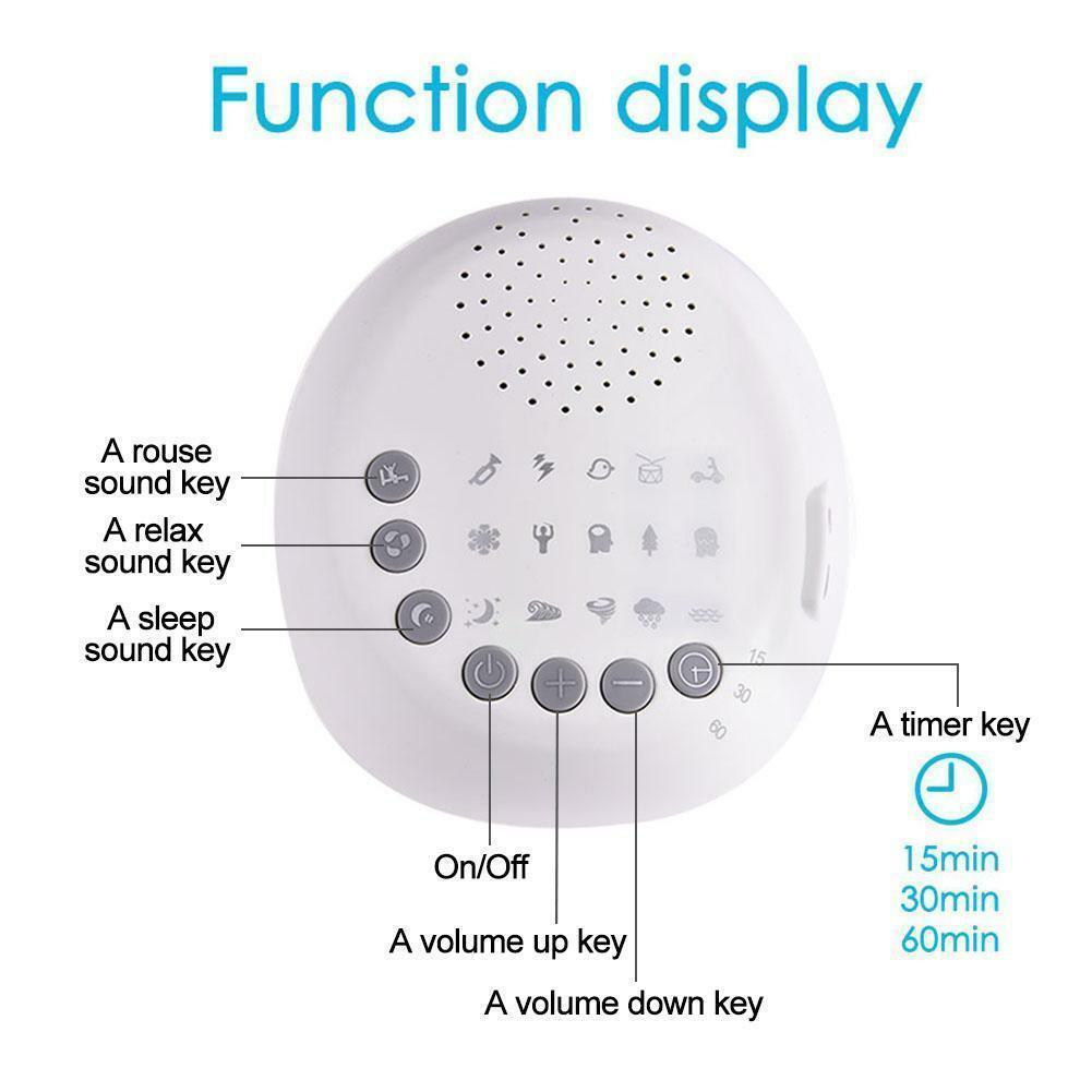 Lisslune | Best White Noise Machine - Sleep Sound Machine