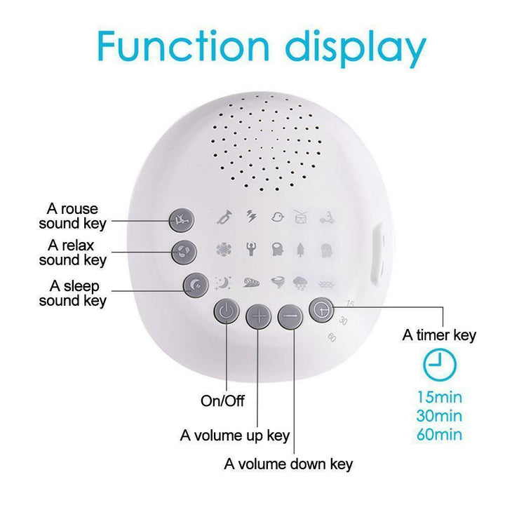 Lisslune | Best White Noise Machine - Sleep Sound Machine