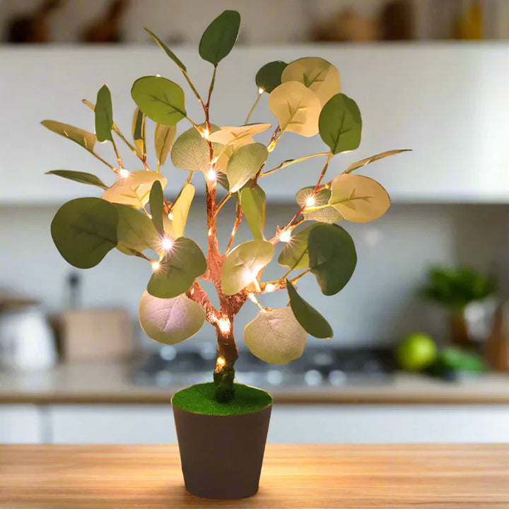 Lisslune | TwinkleBranch - LED night light with Christmas branch and decorative pot