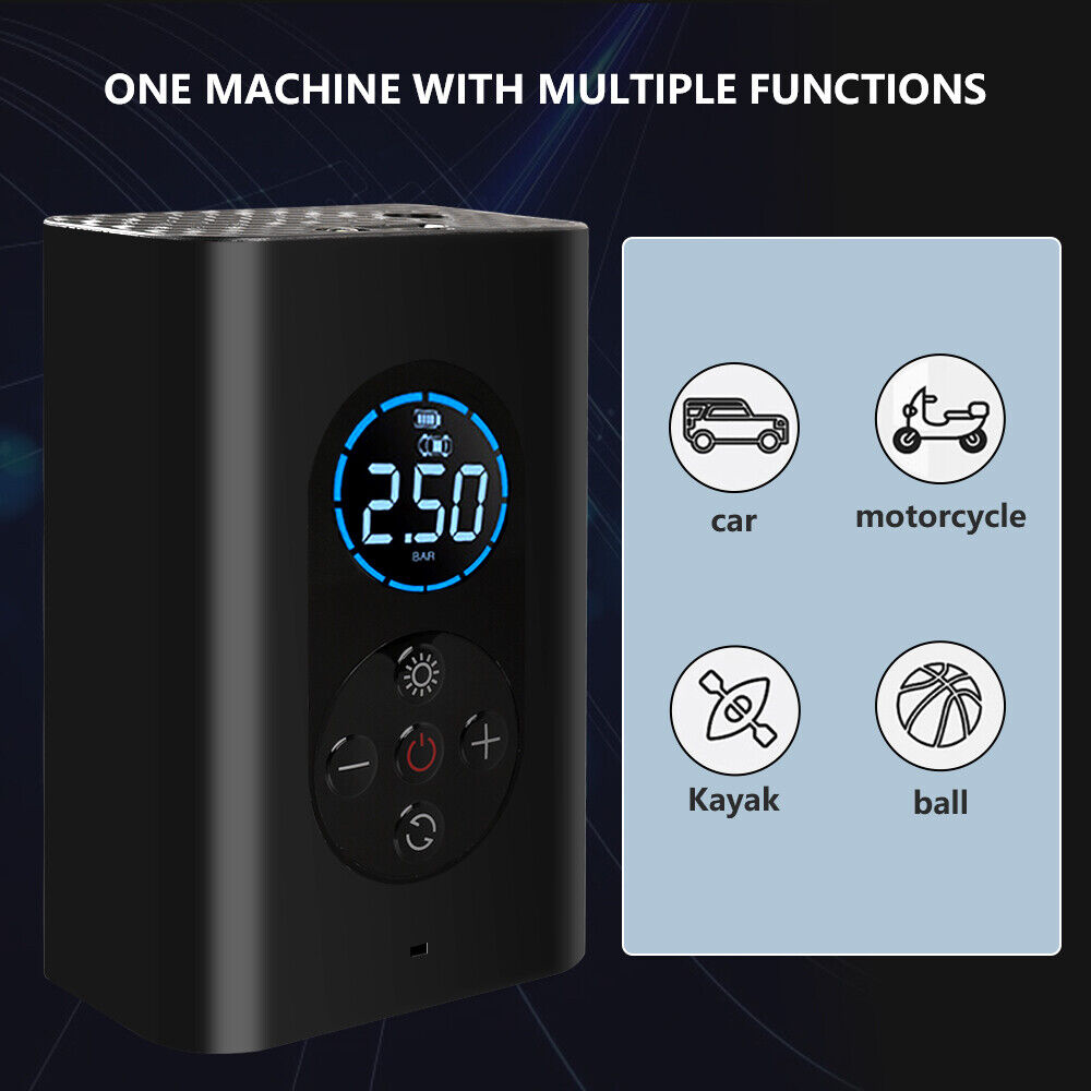 Lisslune | QuickAir: Portable Electric Tyre Inflator