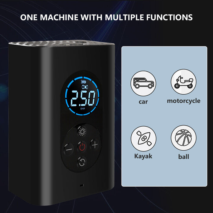 Lisslune | QuickAir: Portable Electric Tyre Inflator