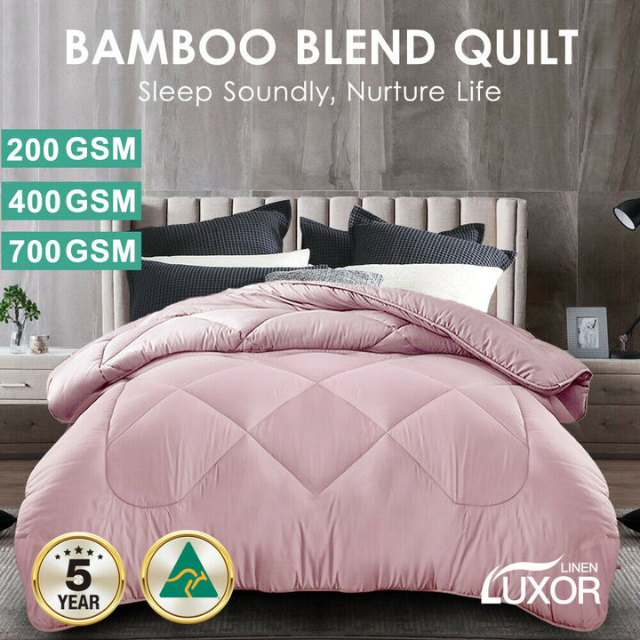 Lisslune | Doona Quilt Microfiber - All Seasons - Pink