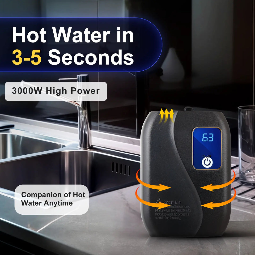 Lisslune | Instant Tankless Water Heater – Compact, Energy-Efficient Hot Water On Demand