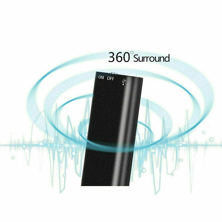 Lisslune | Mini Voice Recorder – Mini Audio Recorder – Mini Recording Device – Smallest Hidden Audio Recorder