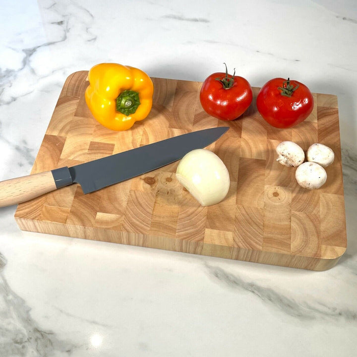 Lisslune | CookCore Solid Wooden Cutting Board – With Juice Groove and Non-slip