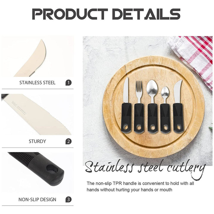 Lisslune | 5 Piece Helper Cutlery Set