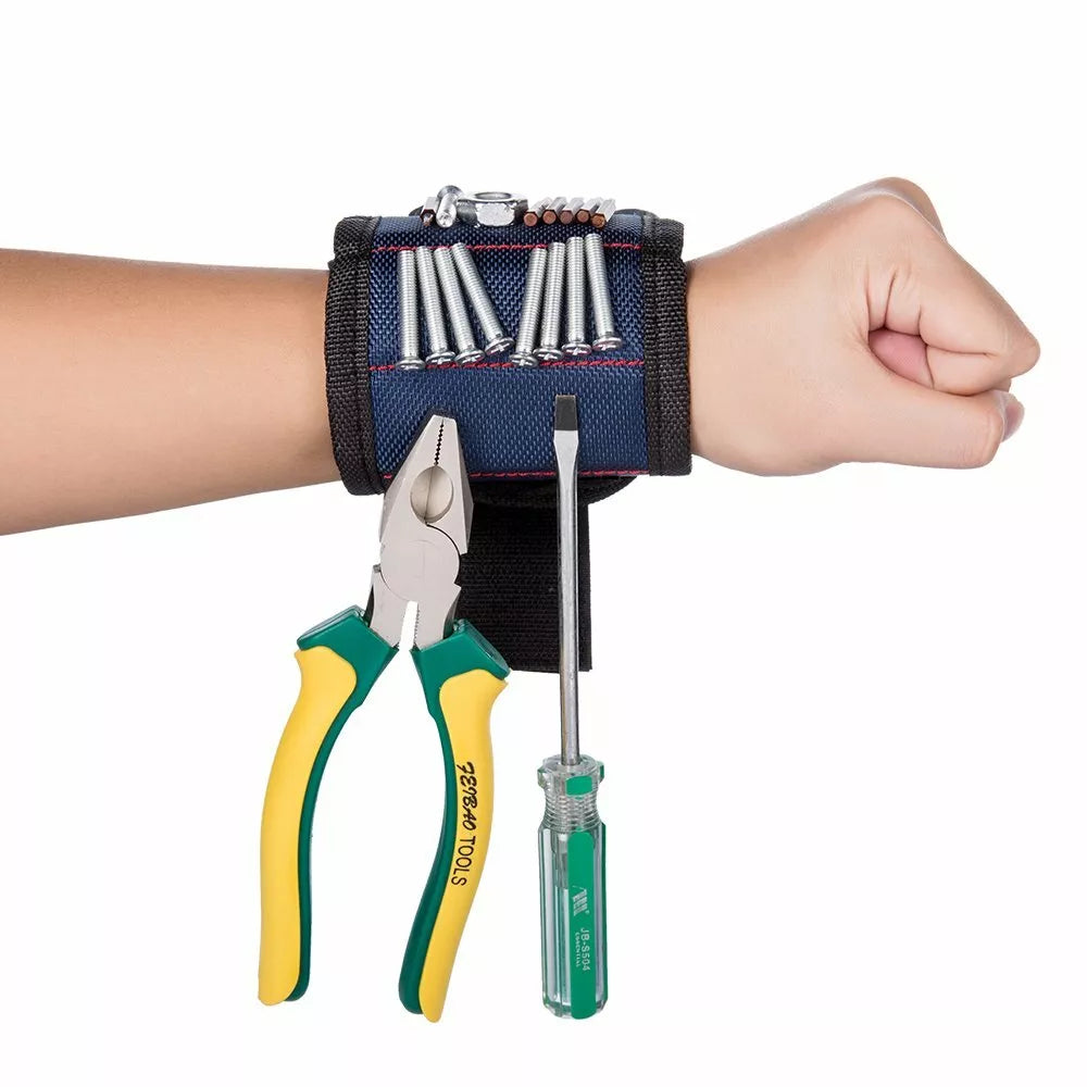 Lisslune | Magnetic Tool Holder Bracelet for Screws and Nails