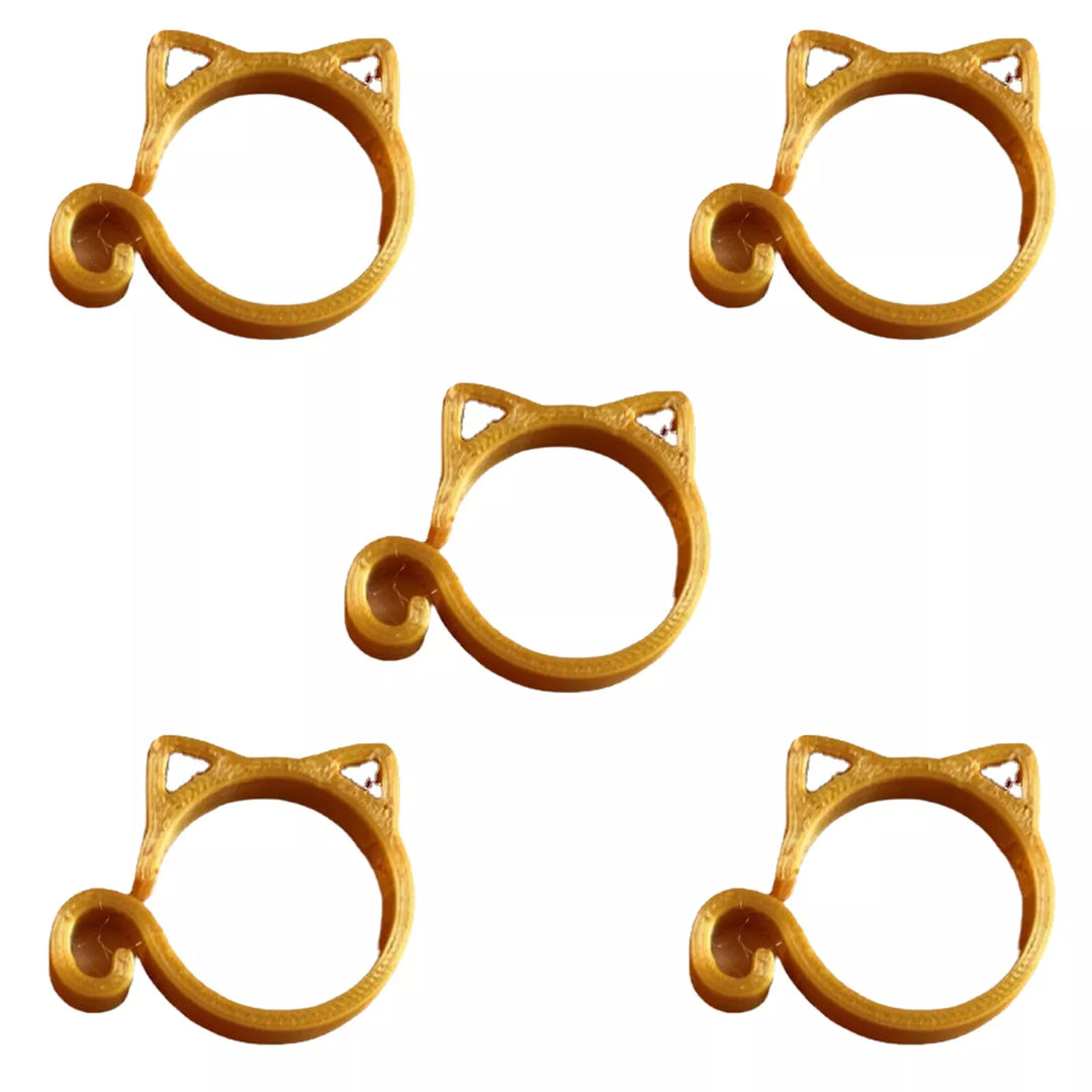Lisslune | Cat-shaped Plant Clip – Cute Plant Support for Garden and House Plants