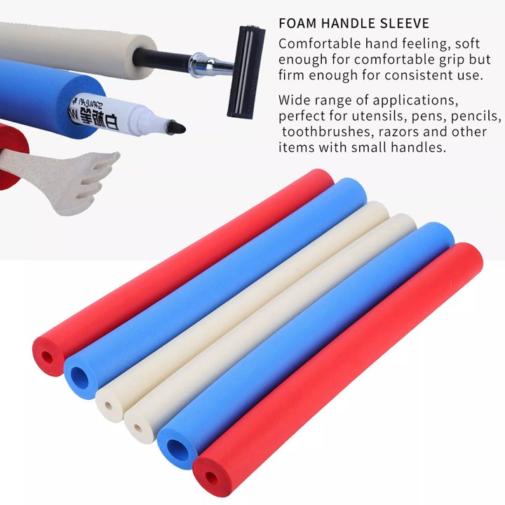 Lisslune | 6 piece non-slip foam grip tubes