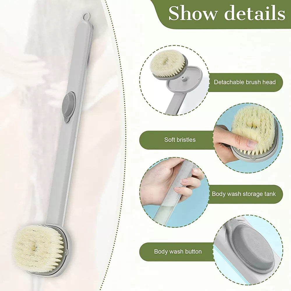 Lisslune | Long-handled Bath Brush