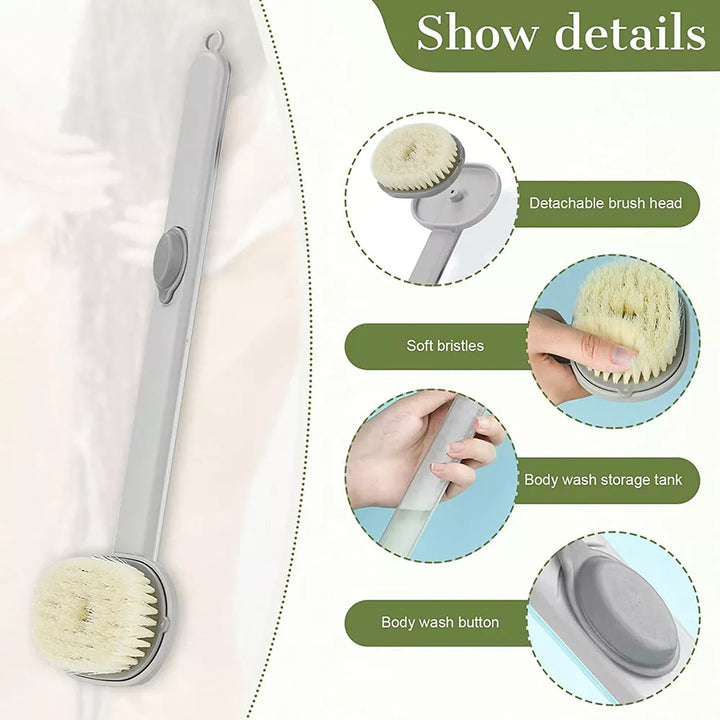 Lisslune | Long-handled Bath Brush