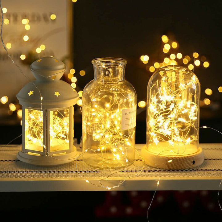 Lisslune | Royelux Solar String Lights Fairy Lights - Waterproof Outdoor LED
