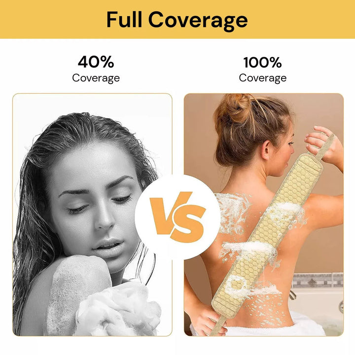 Lisslune | Back strap loofah - body scrub aid