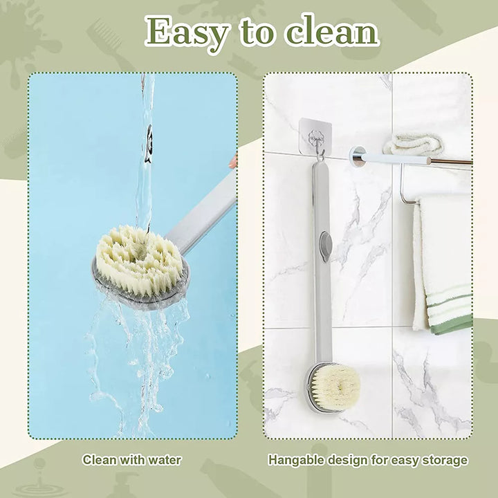 Lisslune | Long-handled Bath Brush
