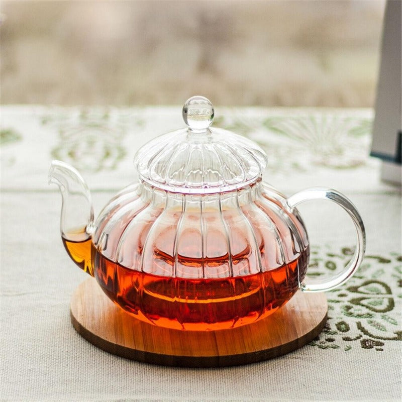 Lisslune | Crystal Clear Glass Teapot Set