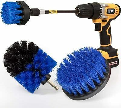 Lisslune | 3-Piece Drill Brush Cleaning Attachment Set
