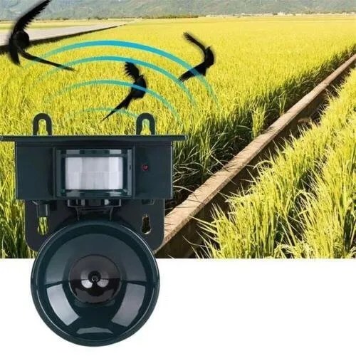 Lisslune | Bird deterrent and scarecrow with motion sensor for outdoor use