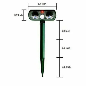 Lisslune | Infrared Solar Powered Animal Pest Repeller (1 Repeller)