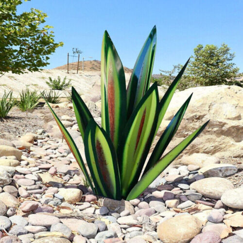 Lisslune | Eternal Agave – Handcrafted Rust-Proof Metal Garden Sculpture for Indoor & Outdoor Decor