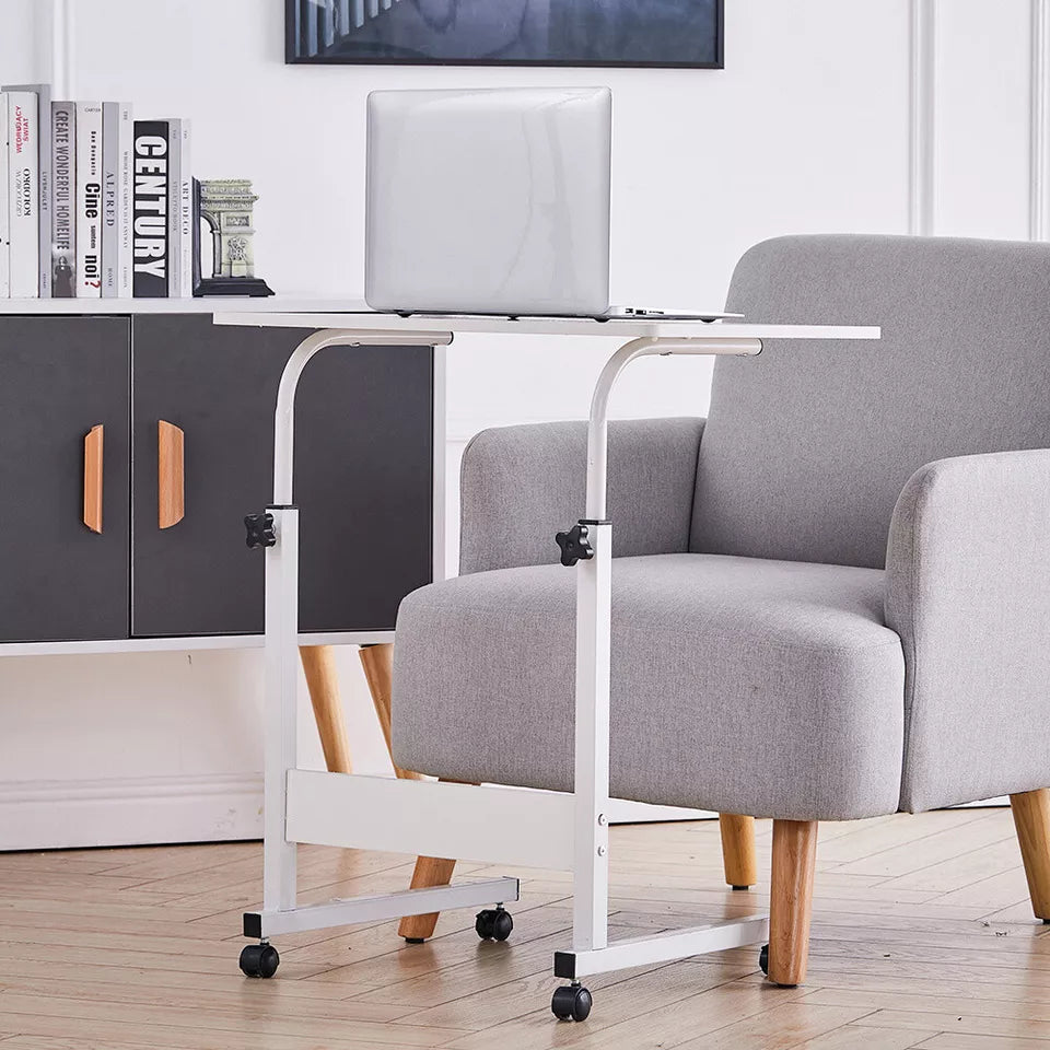 Lisslune | Adjustable Laptop Desk | Multi-Purpose, Height-Adjustable & Mobile for Home Office, Bedside or Sofa Use