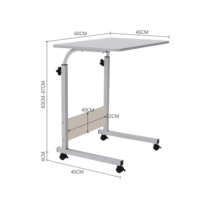 Lisslune | Adjustable Laptop Desk | Multi-Purpose, Height-Adjustable & Mobile for Home Office, Bedside or Sofa Use