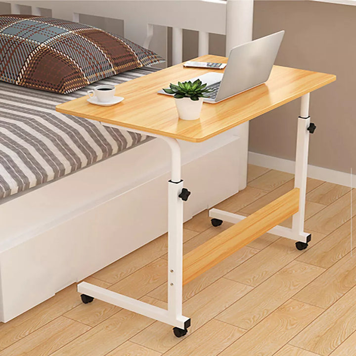 Lisslune | Adjustable Laptop Desk | Multi-Purpose, Height-Adjustable & Mobile for Home Office, Bedside or Sofa Use