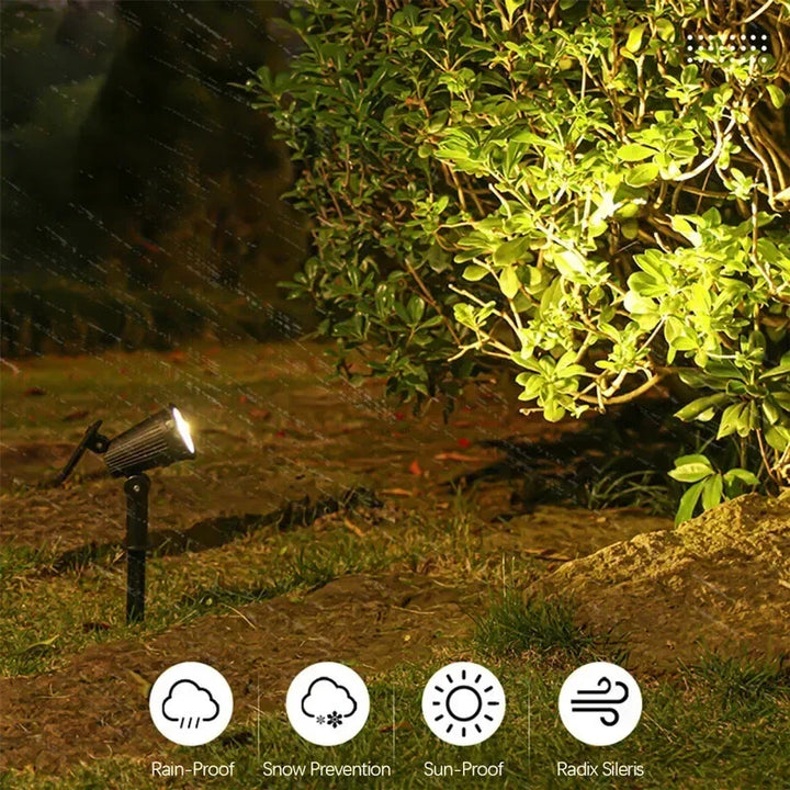 Lisslune | LED Solar Spotlight Lights for the Garden