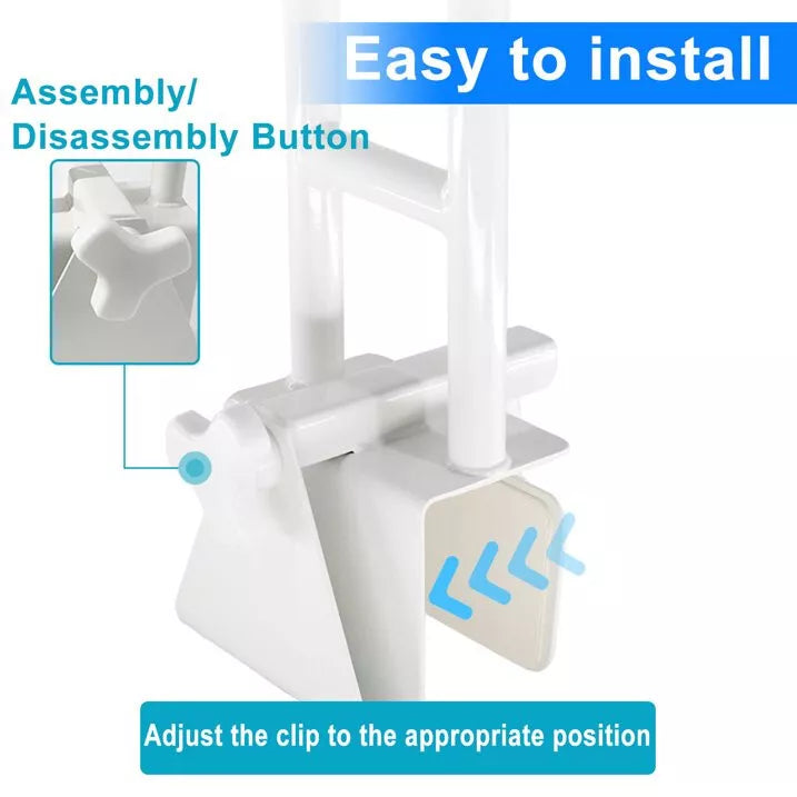 Lisslune | Bathtub Safety Grab Bar for Seniors & Mobility Support – No Drill, Secure Bathroom Handle