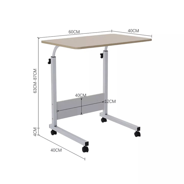 Lisslune | Adjustable Laptop Desk | Multi-Purpose, Height-Adjustable & Mobile for Home Office, Bedside or Sofa Use