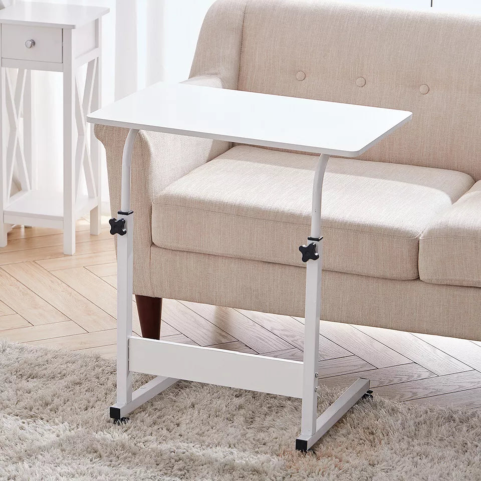 Lisslune | Adjustable Laptop Desk | Multi-Purpose, Height-Adjustable & Mobile for Home Office, Bedside or Sofa Use