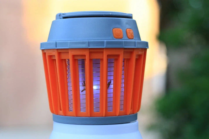 Lisslune | Solar LED Mosquito Lamp with Integrated Lantern – Effective Insect Protection and Lighting for Garden and Camping