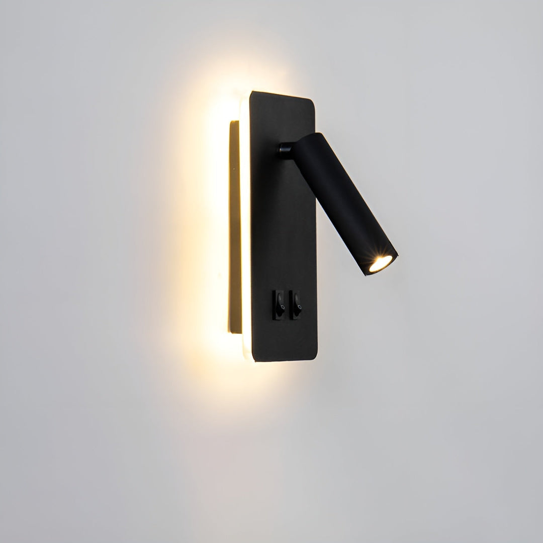 Lisslune | Swivel330 | Minimalist Cylinder Wall Light – Adjustable 330° Rotating LED Sconce