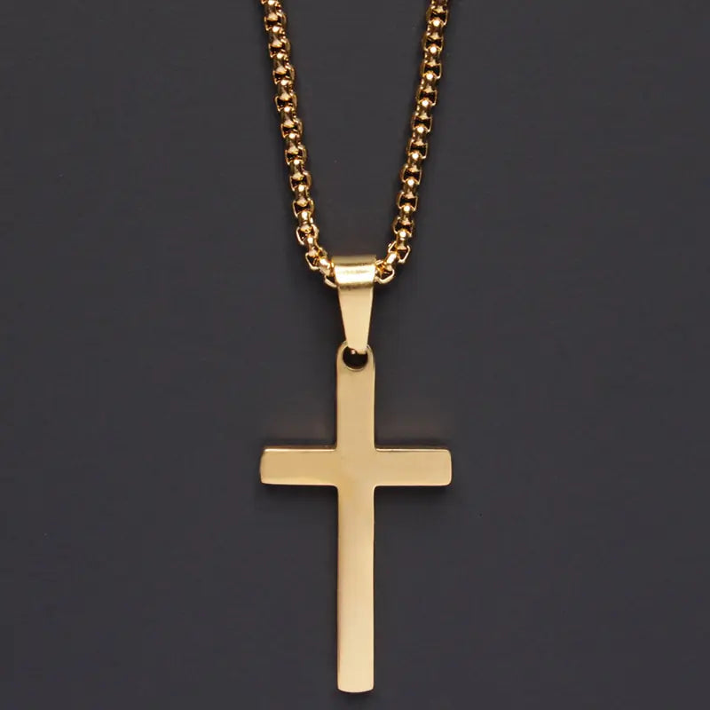 Lisslune | Classic Cross Men's Necklace