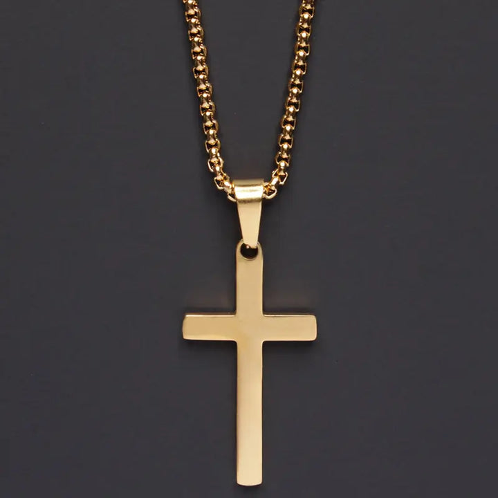Lisslune | Classic Cross Men's Necklace