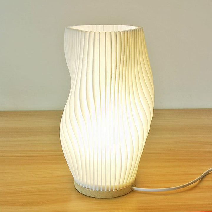 Lisslune | CharmAura - Sophisticated Cream Table Lamp