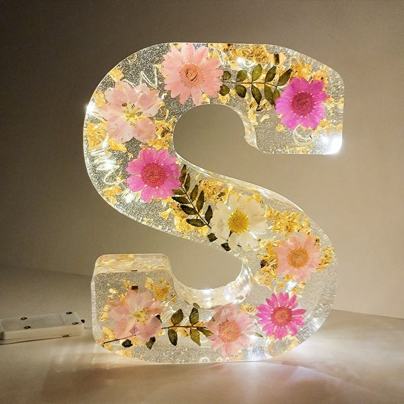 Lisslune | Floral Resin Night Light